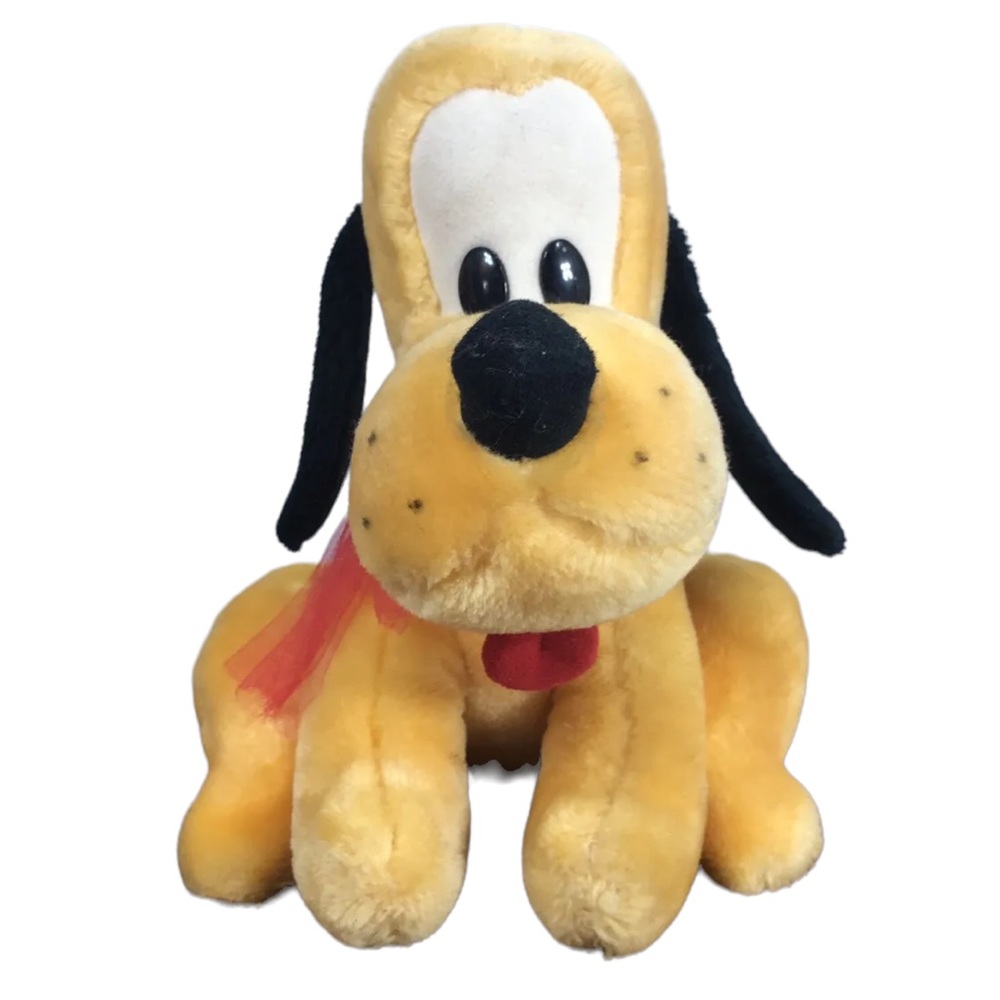 Vintage Disneyland Pluto Souvenir Stuffed Animal